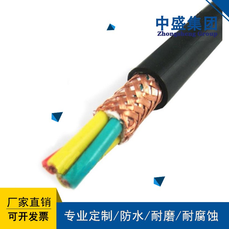 安徽天長(zhǎng)市中盛阻燃計(jì)算機(jī)電纜ZRA-DJYPVR 1*2*0.75