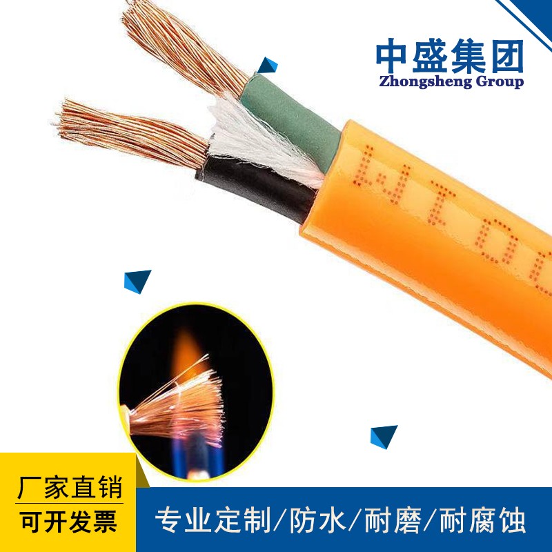 安徽天長市中盛電纜柔性電纜拖鏈電纜 TRVVP 2*1.0